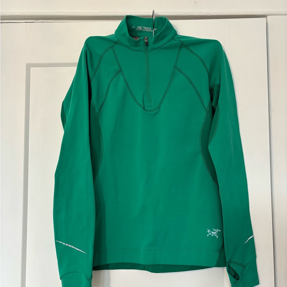 Arc'teryx Vibrant Green Half-Zip Top